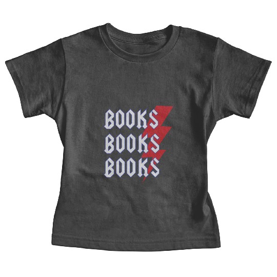 Reading Teacher Cool Books Thunderbolt Men Women Baby Tees