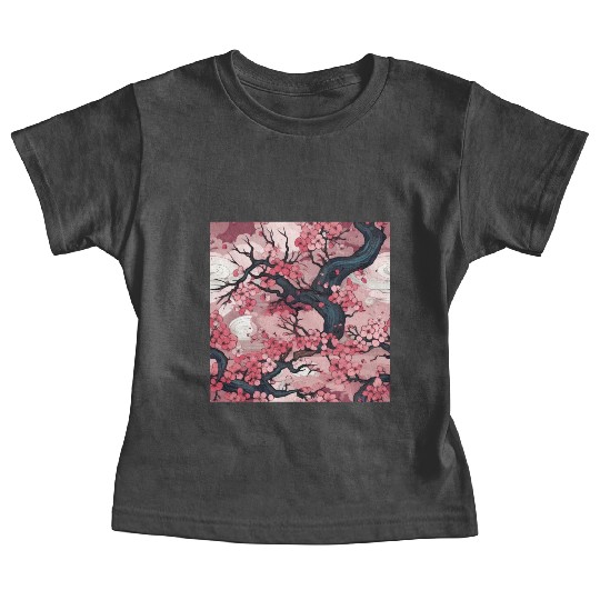 Anime Euphoria: Fantasy Cherry Blossom Dreamscape Baby Tees