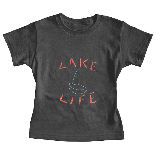 Lake Life Sketch Baby Tees