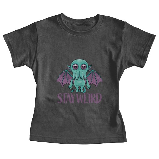 Stay Weird Cute Cthulhu Monster Baby Tees
