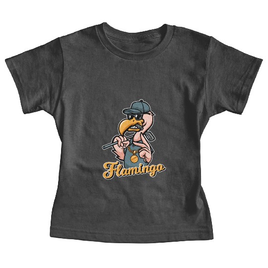 Flamingo Golf Baby Tees