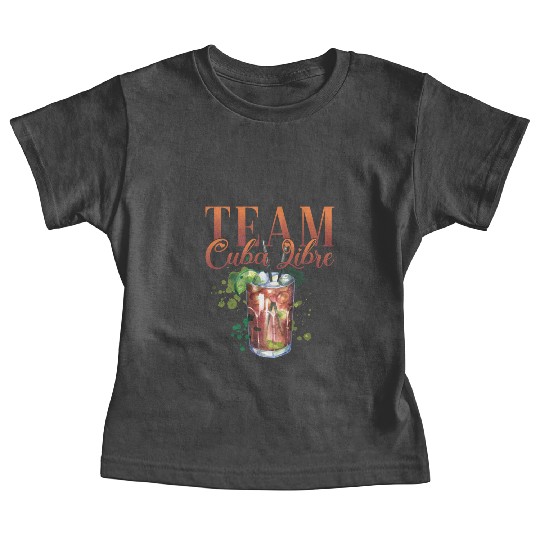 Team Cuba Libre Cocktail Bartender Baby Tees