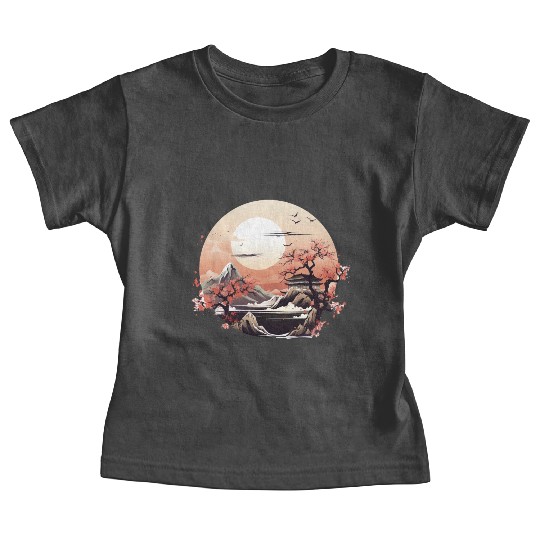 Serenity in Sakura Baby Tees