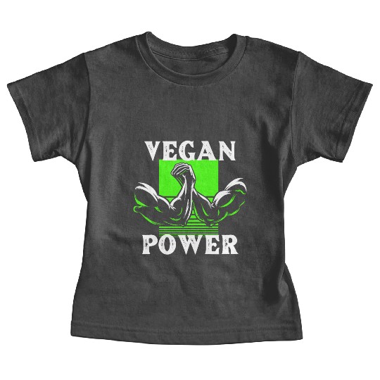 Vegan Power Gym Workout Baby Tees