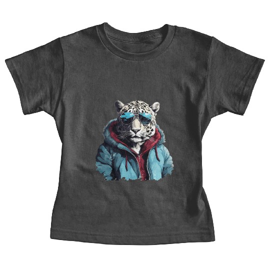 Street Style Snow Leopard | Leopard Lovers Baby Tees