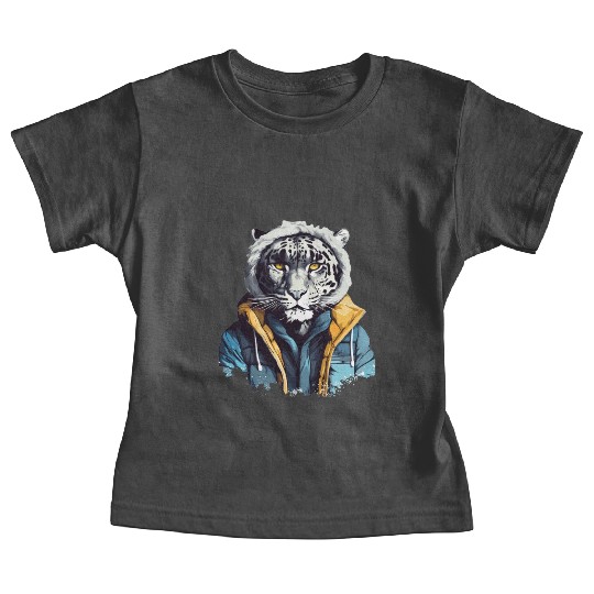 Street Style Snow Leopard | Leopard Lovers Baby Tees