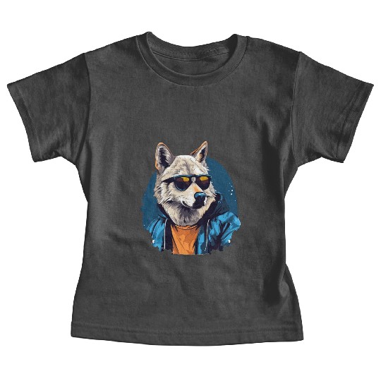 Street Style Arctic Wolf | Wolf Lovers Baby Tees