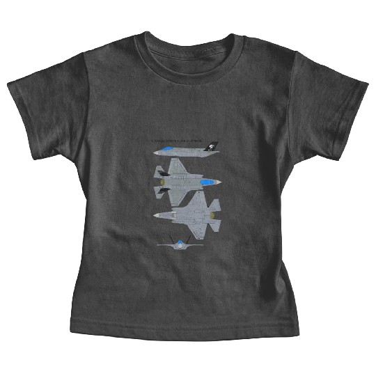 Lockheed Martin F 35B Lightning Baby Tees