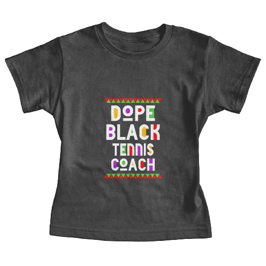 Dope Black Tennis Coach Baby Tees