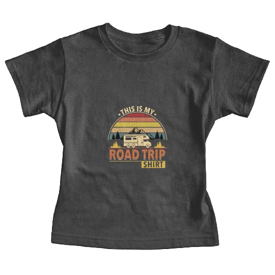 This Is My Road Trip Baby Tees - Camper Gift Baby Tees