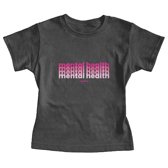 Mental Health Matters Poppins Barbiecore Pink Baby Tees