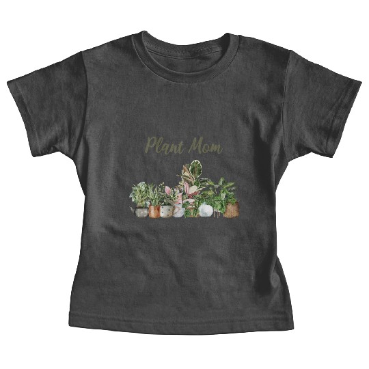plant mom; pot plants; plants; green thumb; mom; Baby Tees