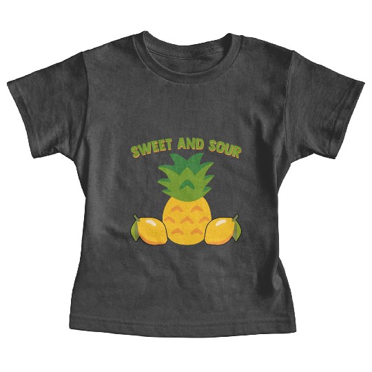 Pineapple And Lemon Vibes For Sweet And Sour Baby Tees