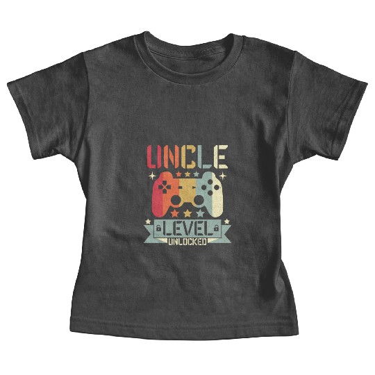 UNCLE LEVEL UNLOCKED Baby Tees