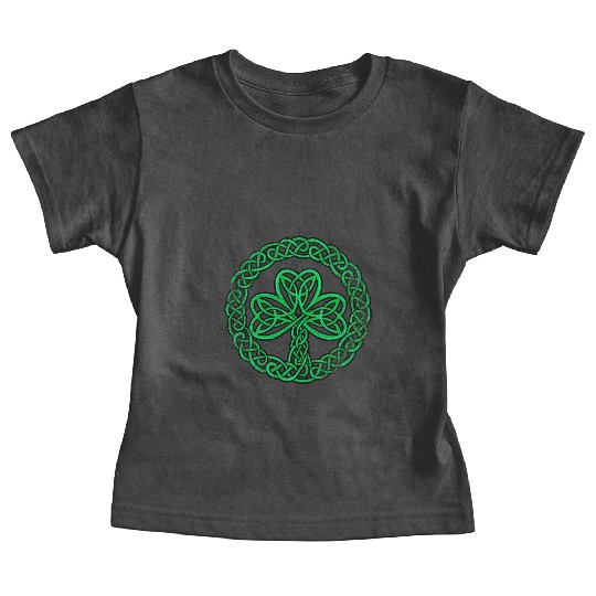 Irish Celtic Knot Shamrock Clover Baby Tees