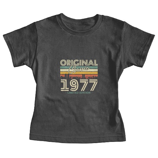 1977 Vintage Birthday Gift Baby Tees