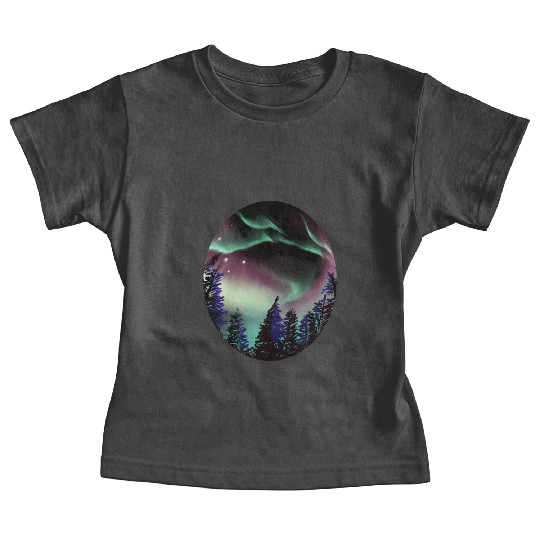 Northern Lights Aurora Borealis For Or Baby Tees