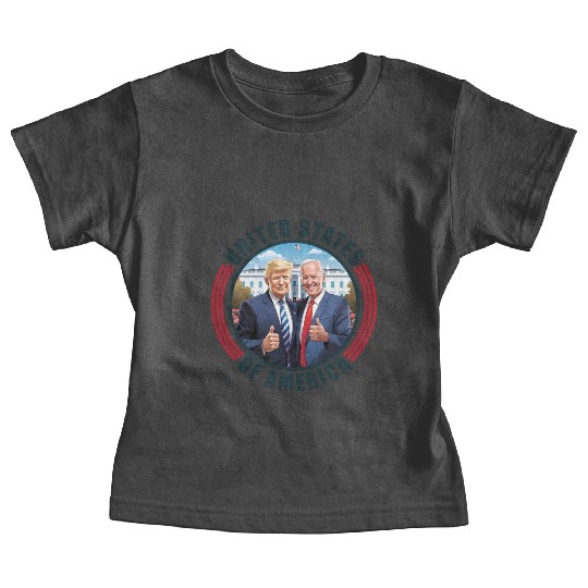 President USA Donald Trump Joe Biden Baby Tees
