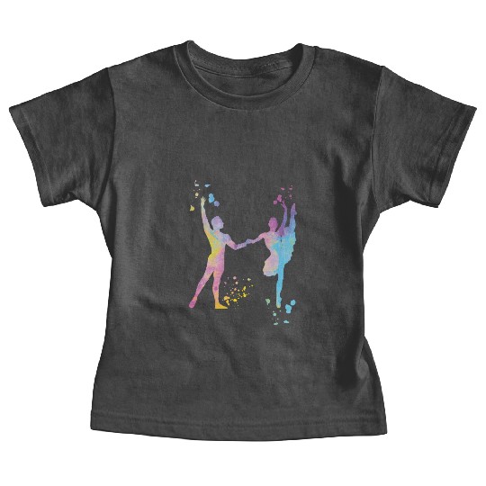 Ballet Dance Couple Woman Ballerina Baby Tees