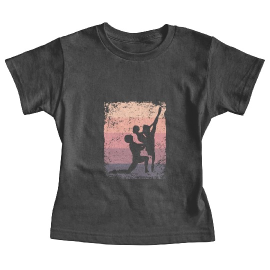 Ballet Dance Couple Vintage Ballerina Baby Tees