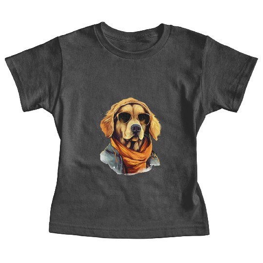 Golden Retriever in the Streets | Dog Lovers Baby Tees