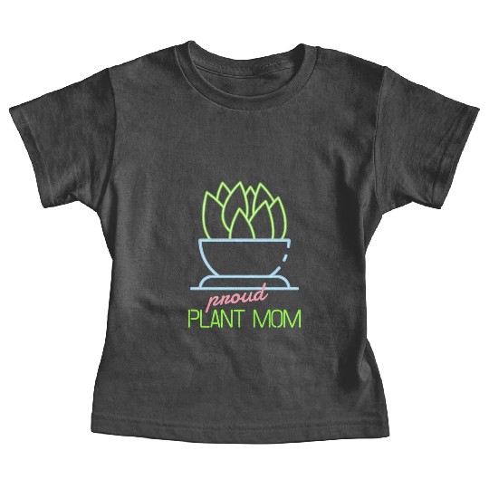 Proud Plant Mom Neon Style Baby Tees