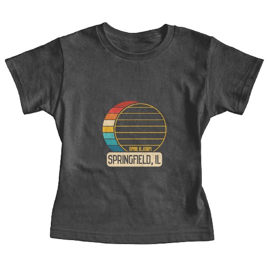 Total Solar Eclipse Illinois Springfield EclipseSp Baby Tees
