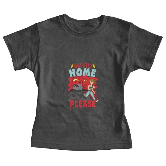 Horror Paranormal Haunted House Spooky Halloween Baby Tees