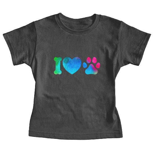 I Love Dogs, I love my DOG Baby Tees