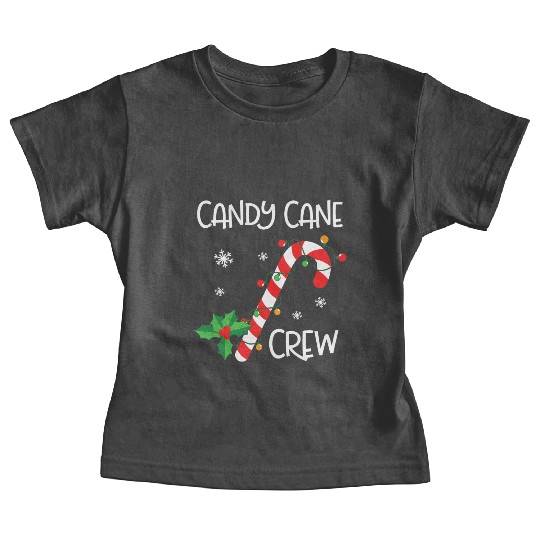 Candy Cane Crew Funny Christmas Lights Xmas Gift Baby Tees