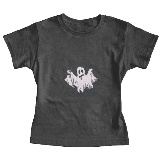 My Favorite Spirit Is Bourbon Halloween Ghost Baby Tees