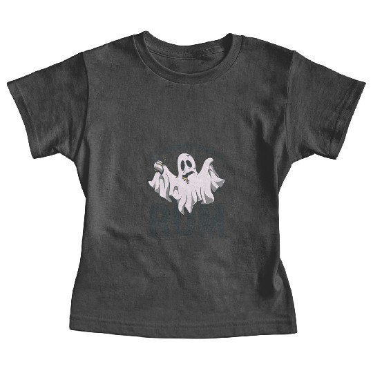 My Favorite Spirit Is Rum Halloween Rum Ghost Baby Tees