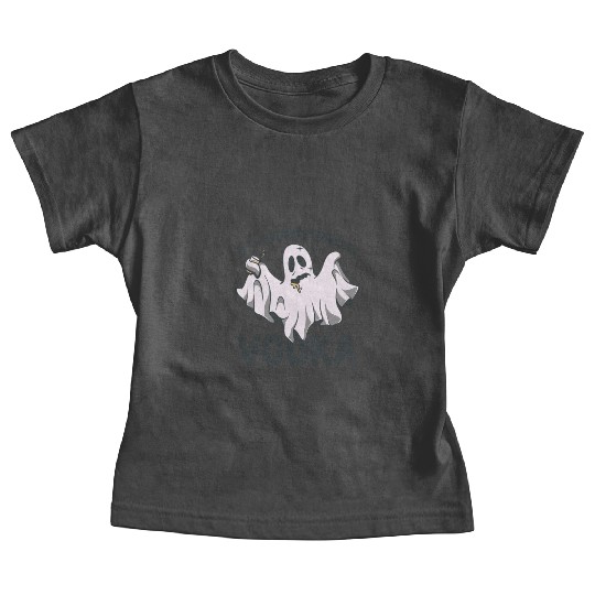 My Favorite Spirit Is Vodka Halloween Vodka Ghost Baby Tees