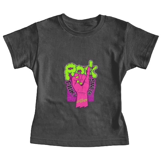 Rock hand pink Baby Tees