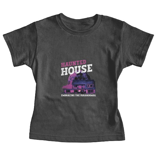 Horror Paranormal Haunted House Spooky Halloween Baby Tees