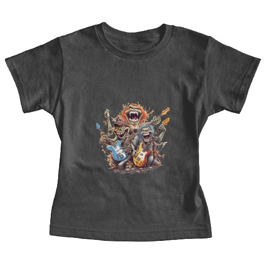 Monsters of Rock and Roll for Music enthusiasts Baby Tees
