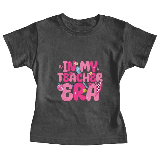 In My Teacher Era Best Teacher Appreciation Retro Baby Tees