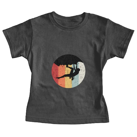 Climber Climbing Bouldering Free Climbing Baby Tees
