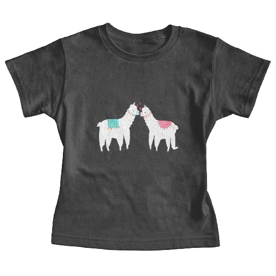 Llama Summer Wedding Anniversary Enet Baby Tees