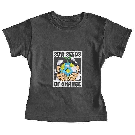 Climate Change Environmental Earth Day Planet Baby Tees