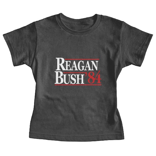 Reagan Bush 1984 V2 Baby Tees