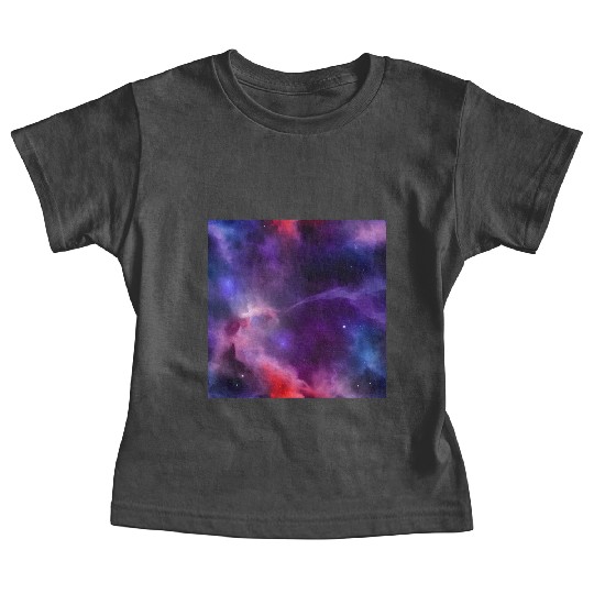 Galaxy nebula abstract design Baby Tees