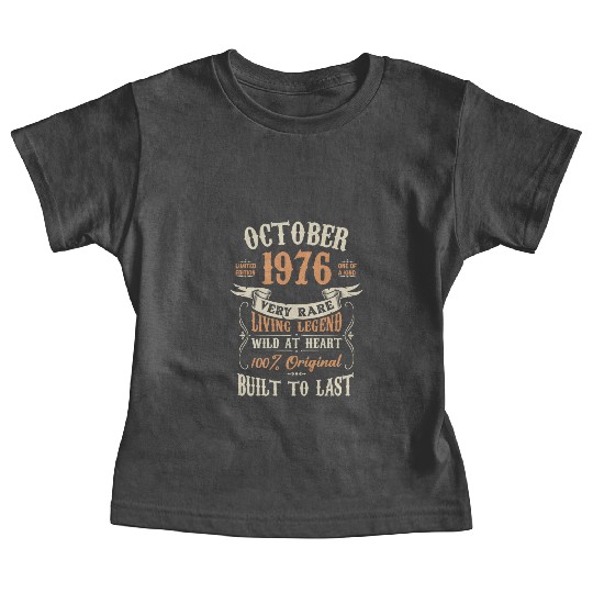 October 1976 Birthday Surprise Baby Tees