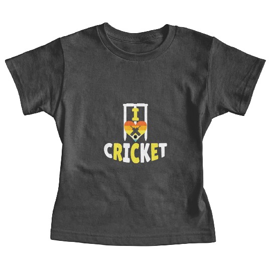 I Love Cricket Baby Tees