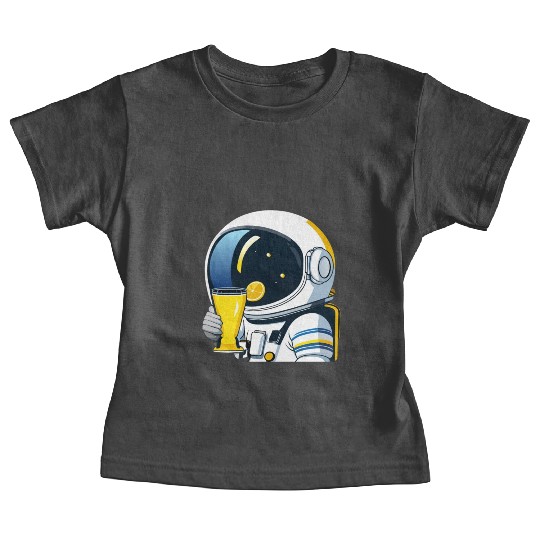 astronaut drinks lemon tea Baby Tees