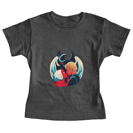 Devil and Angel Baby Tees