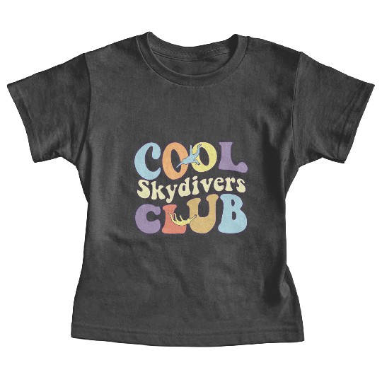Cool Skydivers Club I Love Skydiving Instructor Baby Tees