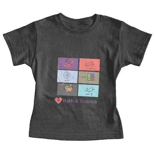 I love math and science Baby Tees