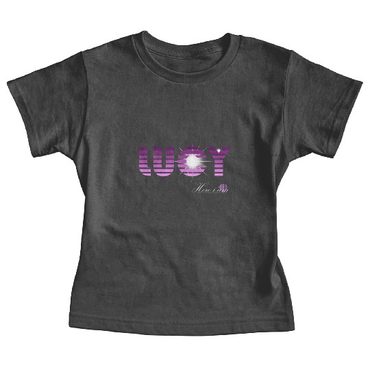 Lucy pink and violet - Latin's etymology - Light Baby Tees