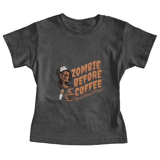 Zombie nurse when not caffeinated: Graveyard shift Baby Tees